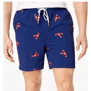 Tommy Bahama Men's Naples Lobster Coast Classic-Fit Embroidered Swim Trunks M
